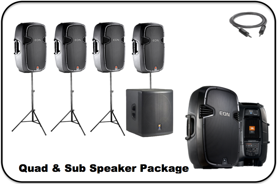 Quad & Sub Speaker Package-image